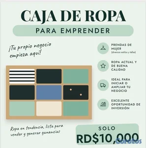 CAJA DE ROPA DE MUJER PARA EMPRENDER 