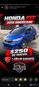 HONDA FIT 2019 AMERICANO 
