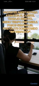 Solicito mujeres para Servicio al cliente