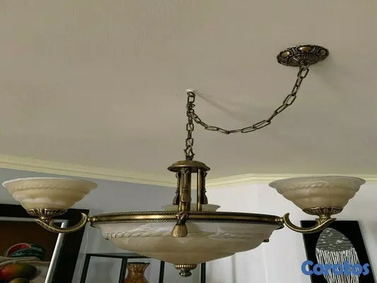 decoración y accesorios - Lámpara colgante color bronce 4