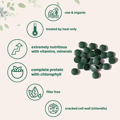 Salud y Equipamiento Médico - Chlorella Espirulina 3000 Mg Por Porcion 720 Tabletas 3