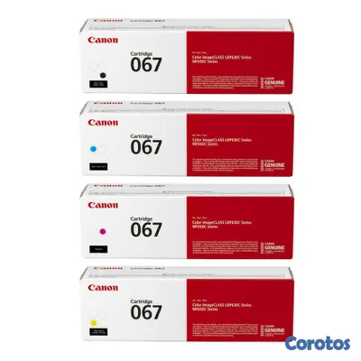impresoras y scanners - TONER CANON 067  EN TODOS LOS COLORES   2
