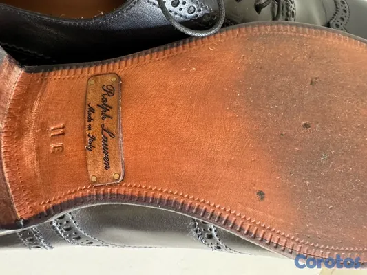 zapatos para hombre - zapatos Raph Lauren size 11 E ORIGINAL PURA PIEL DE VESTIR  8