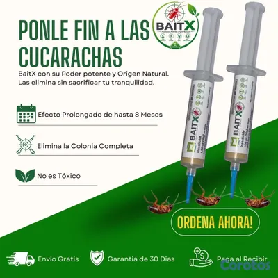 herramientas, jardines y exterior - BaitX - Cebo en Gel que elimina Cucarachas desde la Colonia  3