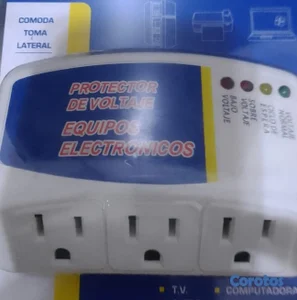 PROTECTOR DE VOLTAJE 3 CONECTORES N010-E