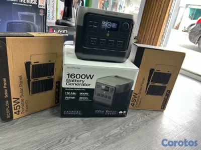 Ecoflow river 2  pro con paneles 45W 