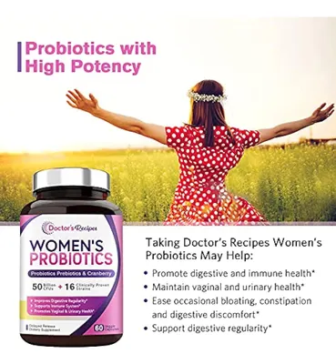 Salud y Equipamiento Médico - Doctor's Recipes Women?s Probiotic, 60 Caps 50 Billion Cfu 1 2