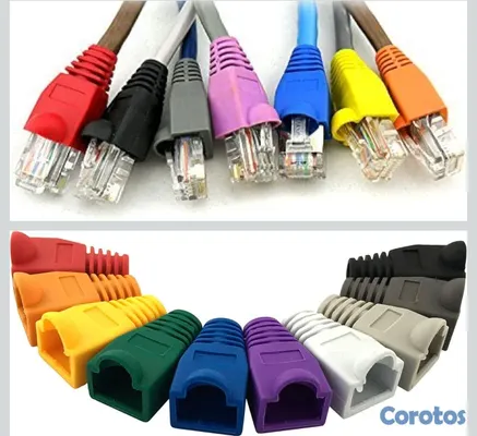 computadoras y laptops - Cable de red Cat 6 internet RJ45 Blindado 3