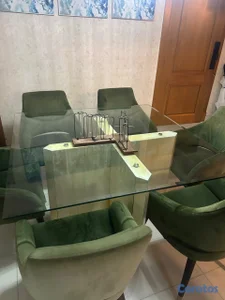 Juego de comedor con 6 sillas