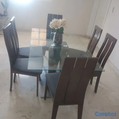 muebles y colchones - vendo juego de comedor de 6 sillas,  2