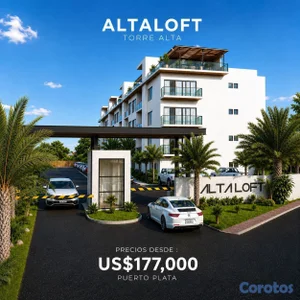 partamentos en Venta | ALTA LOFT, Torre Alta, Puerto Plata | Desde US$177,000
