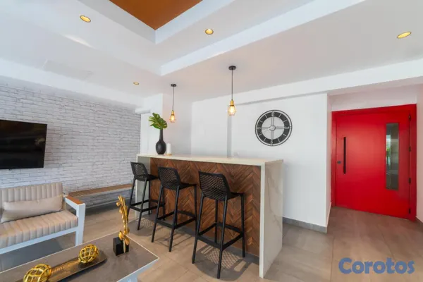 apartamentos - Apartamento amueblado en alquiler en Evaristo Morales, Santo Domingo 8