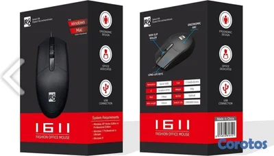 Mouse R8-1611 Alámbrico para Computadora y Laptop