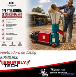 Peletizadora de alimentos de animales de 150Kg/h