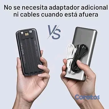 celulares y tabletas - 🔋🔥 ¡PACK DE 2 POWER BANK 10,000mAh! | Cargador Portátil | 4 Salidas ⚡ 5