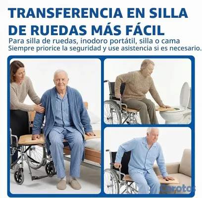 Salud y Equipamiento Médico - Tabla de transferencia de madera  4