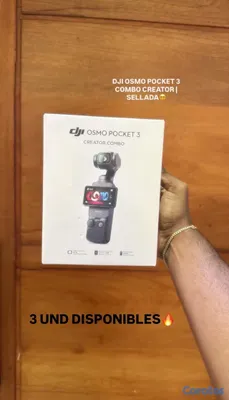 camaras y audio - dji osmo pocket 3 combo creador 3