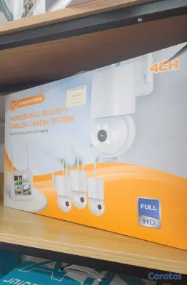 otros electronicos - Kit de 4 Cámaras WiFi PTZ – Vigilancia para Casa o 3