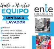 empleos disponibles - LAVADOR DE CARWASH - SANTIAGO