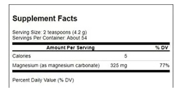 Salud y Equipamiento Médico - Magnesio 325mg Natural Vitality - G A $7 - G A $763 2