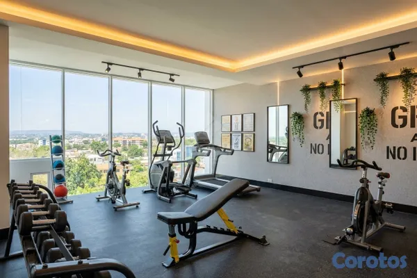 apartamentos - TORRE ROOFTOP Y GIMNASIO VILLA OLGA SANTIAGO MODER 4