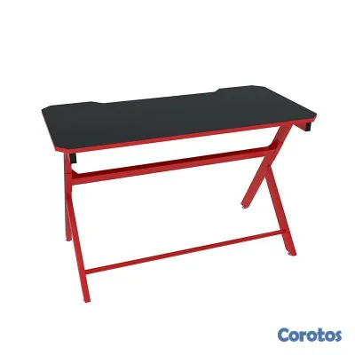 muebles y colchones - Escritorio Gamer con Amplio Espacio de Trabajo y v 3