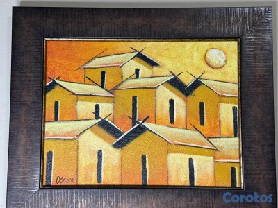 Casitas amarillas. 12×16. RD$ 10,000.00. Negociable.