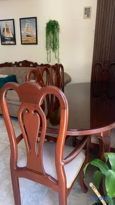 muebles y colchones - !!impresionante!! comedor de 6 sillas completamente en caoba  5