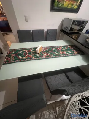 muebles y colchones - comedor moderno usado de alta gama 2
