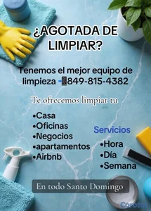 servicio de limpienza para casa, apartamento, oficinas y Airbnb