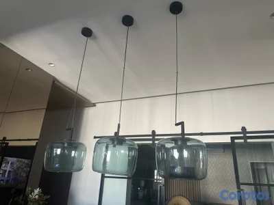 Lámparas colgantes para comedor o desayunador.

