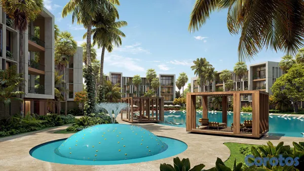 apartamentos - Venta de apartamentos en Juan Dolio con piscinas tipo playa y clubes privados 6