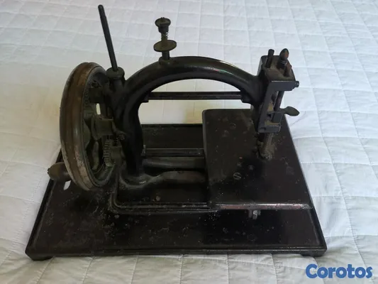 arte y antigüedades - Maquina de coser manual de colección 5