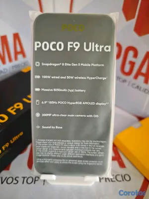 celulares y tabletas - POCO F9 ULTRA 5G, 16GB RAM 512GB ROM 14