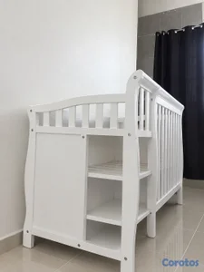Cuna Blanca con Colchón 