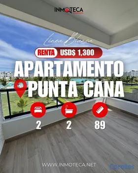 apartamentos - APARTAMENTO EN ALQUILER EN DOWNTOWN PUNTA CANA
