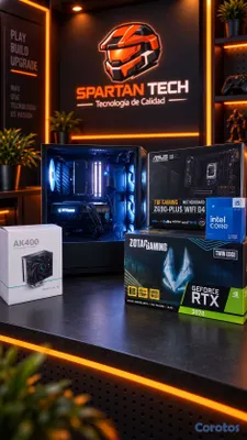 computadoras y laptops - PC gamer I5 14400F + RTX 3070 zotac 4