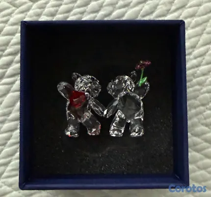 decoración y accesorios - Swarovski Original Kris Bear Happy Together Ositos de Cristal Regalo Pareja 2