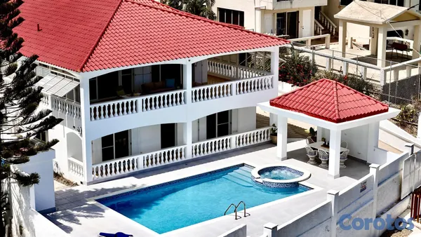 casas vacacionales y villas - Oceanview Colonial villa with Independent Apartment for Sale in Costambar 7