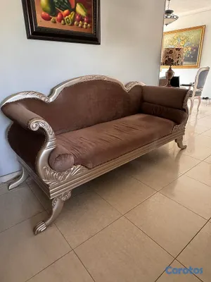 muebles y colchones - Juego de Muebles en Caoba 2