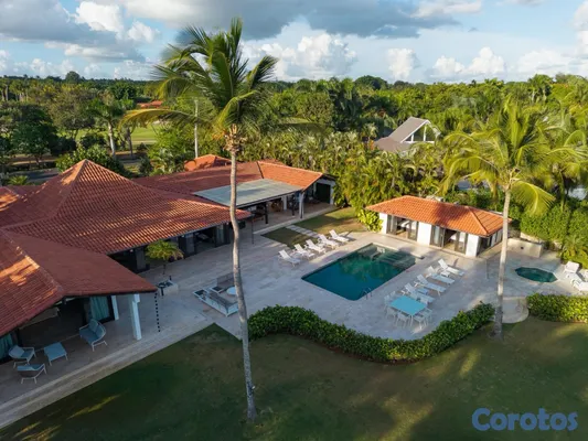 casas vacacionales y villas - Villa Moderna, Lujosa y Grande en Casa De Campo 3