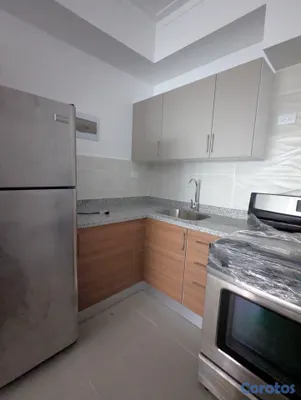 apartamentos - Apartamento semi amueblado de 1 hab. en El Vergel, 3