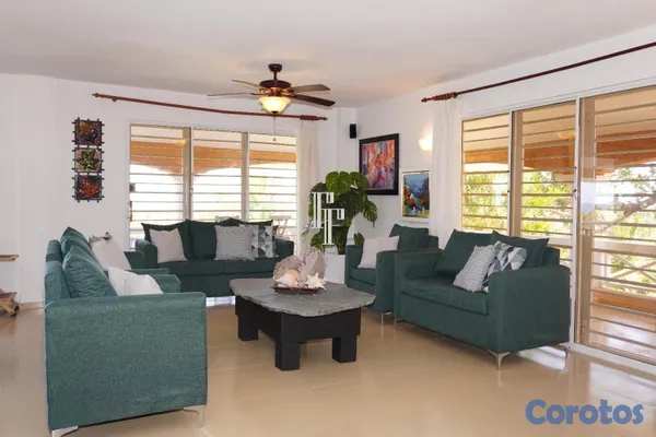 casas vacacionales y villas - Villa en colina con hermosas vista al mar 8
