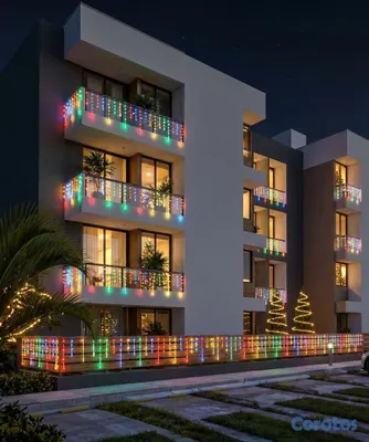 decoración y accesorios - Luces  de Cascadas Lagrimitas  Navideña tamaño grande 3 metros multicolor,a y b
 3