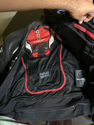 ropa para hombre - Chaleco de cuero Alpinestars Racing 3