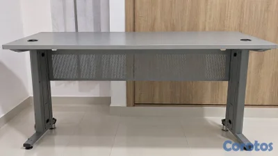 Escritorio ZK gris 180 × 80 cm – BH Mobiliario  