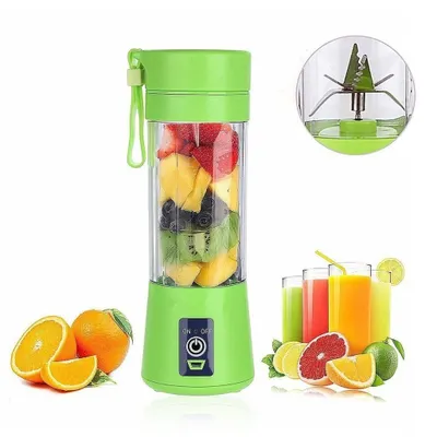 electrodomesticos - Licuadora Portatil Recargable Portable Jugos Batidos Batidor 4 CUCHILLAS 4