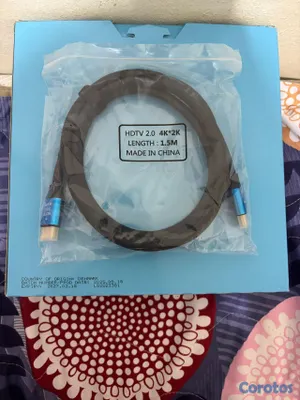 computadoras y laptops - Cable HDMI 1.5 Metros HDTV 2.0 para 4K Ultra HD con Conexión de Alta Definición. 3