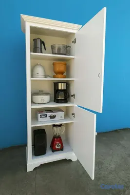 cocina - Alacena de cocina blanca  3