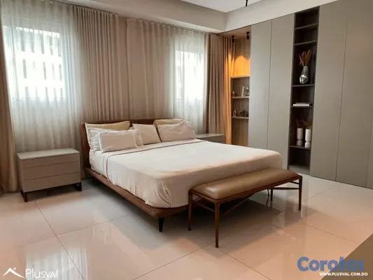 apartamentos - Amplio e Iluminado apartamento de venta en Piantini, piso alto y 5 parqueos 8